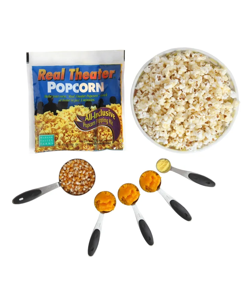 Wabash Valley Farms Whirley Pop Bowl Buttery Real Theater Gift Set, 5 Piece