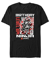 Men's Lego Ninjago Birthday Ninja Short Sleeve T-shirt