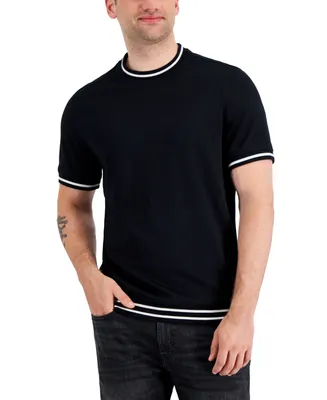 Alfani Men's Tipped T-Shirt, Created for Macy's