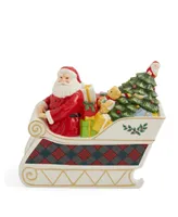 Christmas Tree Santa Sleigh Cookie Jar