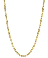 24" Two-Tone Franco Chain Necklace 14k Gold-Plated & Sterling Silver (Also Silver)