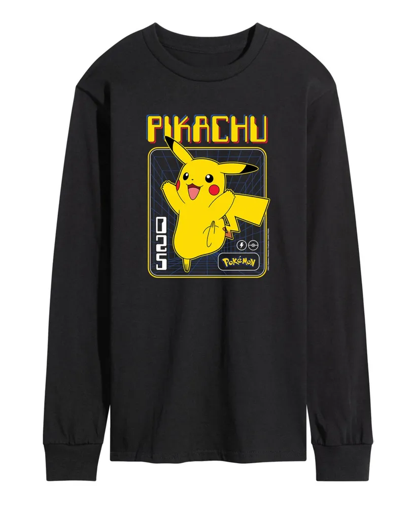 Men's Pokemon Pikachu Long Sleeve T-shirt