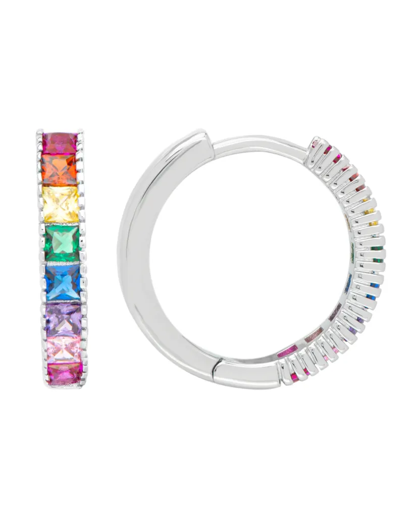 Macy's Women's Rainbow Hoop Earrings