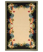 Liora Manne' Marina Country Rooster 4'10" x 7'6" Outdoor Area Rug