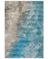 Liora Manne' Marina Surf 4'10" x 7'6" Outdoor Area Rug