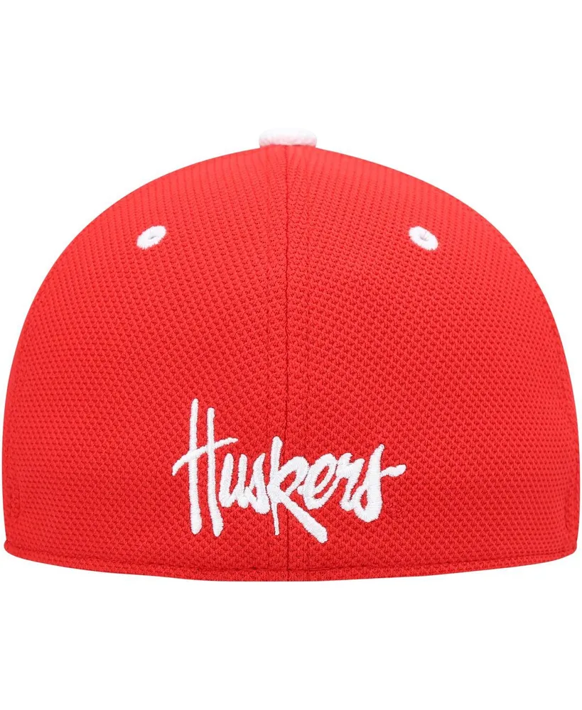 Men's adidas Scarlet Nebraska Huskers On-Field Baseball Fitted Hat