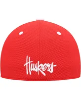 Men's adidas Scarlet Nebraska Huskers On-Field Baseball Fitted Hat