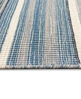 Liora Manne' Aruba Faded Stripe 3'6" x 5'6" Area Rug