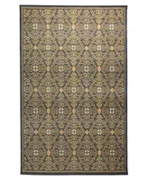 Liora Manne' Patio Suzani Diamonds 3'3" x 4'11" Outdoor Area Rug