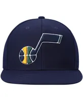 Men's Mitchell & Ness Navy Utah Jazz Ground 2.0 Snapback Hat