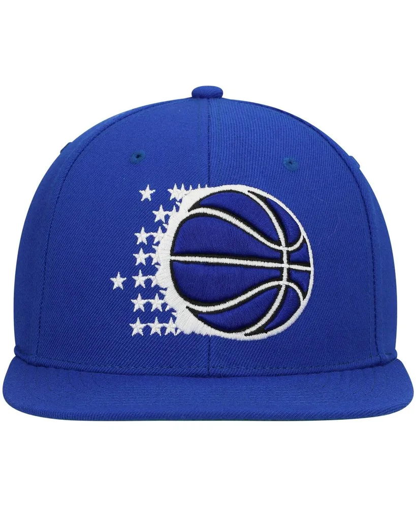 Men's Mitchell & Ness Blue Orlando Magic Hardwood Classics Team Ground 2.0 Snapback Hat