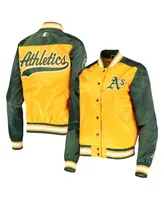 Women's Starter Gold Oakland Athletics The Legend Full-Snap Jacket