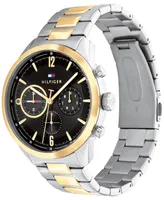 Tommy Hilfiger Men's Two-Tone Stainless Steel Bracelet Watch 44mm - Two