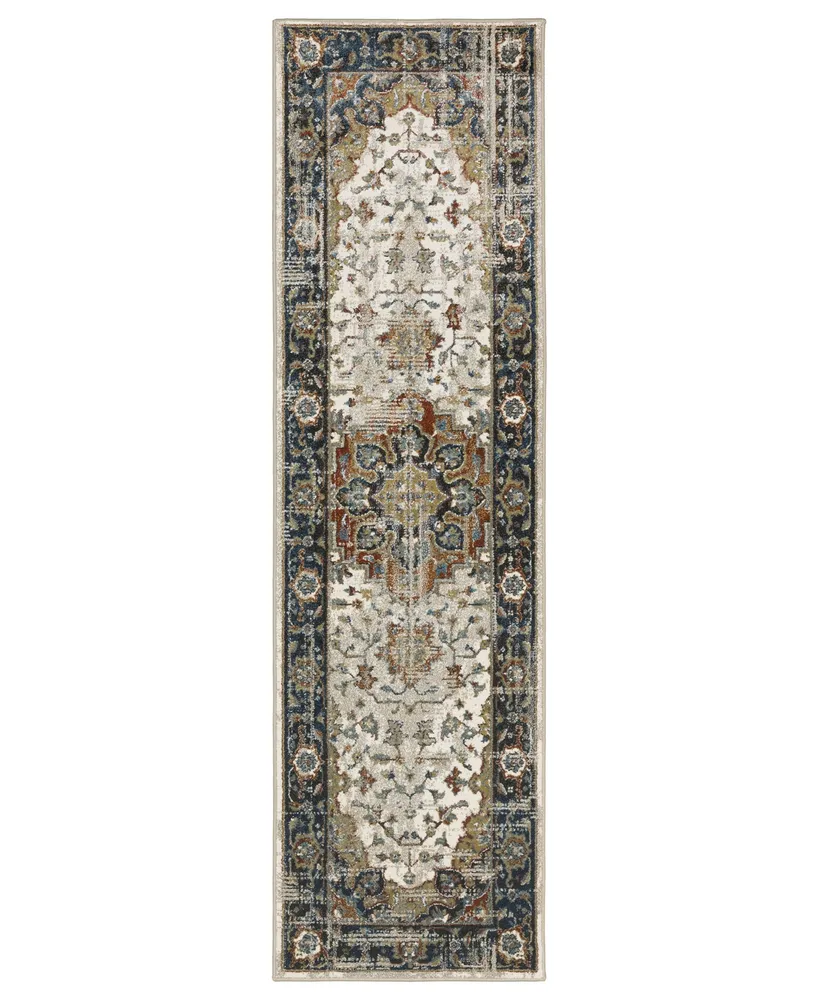 Jhb Design Adria ADRADRX8 2'3" x 7'6" Runner Area Rug