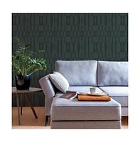 Grasscloth Geo Peel and Stick Wallpaper