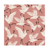 Family Of Cranes Peel and Stick Wallpaper