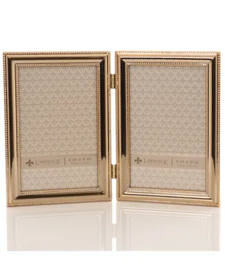 Classic Double Beaded Picture Frame, 4" x 6" - Gold