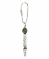 Women's Jade Filigree Whistle Key Fob