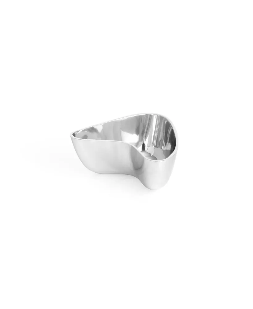 Nambe Alloy Boomerang Bowl, 8.5" x 8.25" - Silver