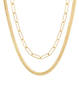 brook & york Colette Chain Layering Necklace, Set of 2 - Gold