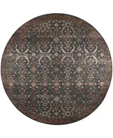 D Style Basilic BAS1 8' x Round Area Rug