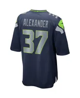 Men's Nike Shaun Alexander College Navy Seattle Seahawks Game Retired Player Jersey