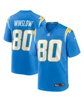 Men's Nike Kellen Winslow Powder Blue Los Angeles Chargers Game Retired Player Jersey