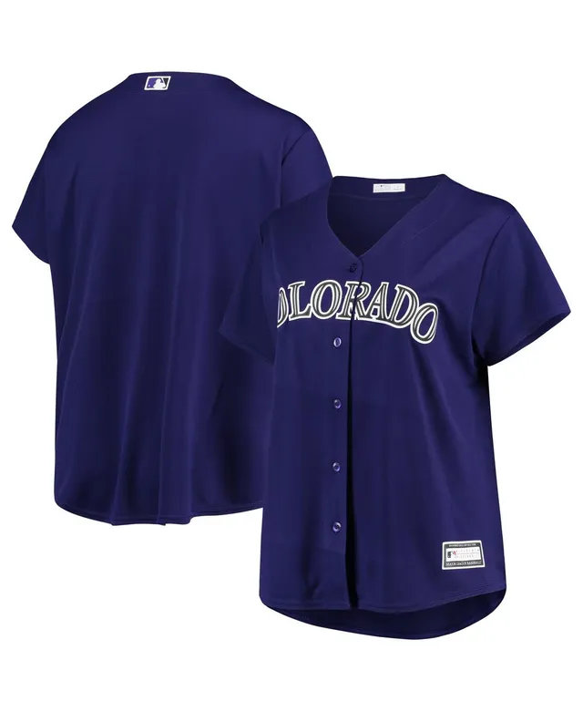 Colorado Rockies Nike Alternate Replica Custom Jersey - Purple