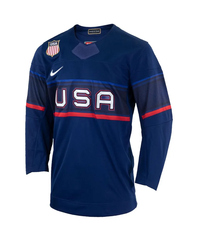 Men's Nike Team Usa Hockey 2022 Winter Olympics Collection Jersey
