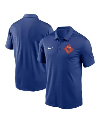 Men's Nike Royal New York Mets Diamond Icon Franchise Performance Polo Shirt