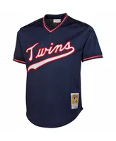 Men's Mitchell & Ness Kirby Puckett Navy Minnesota Twins 1985 Authentic Cooperstown Collection Mesh Batting Practice Jersey