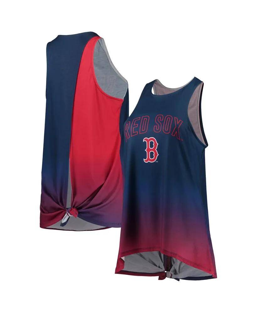 FOCO Women's Red and Navy Boston Sox Twist Back Tank Top