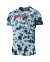 Men's New Era Navy Boston Red Sox Team Tie-Dye T-shirt