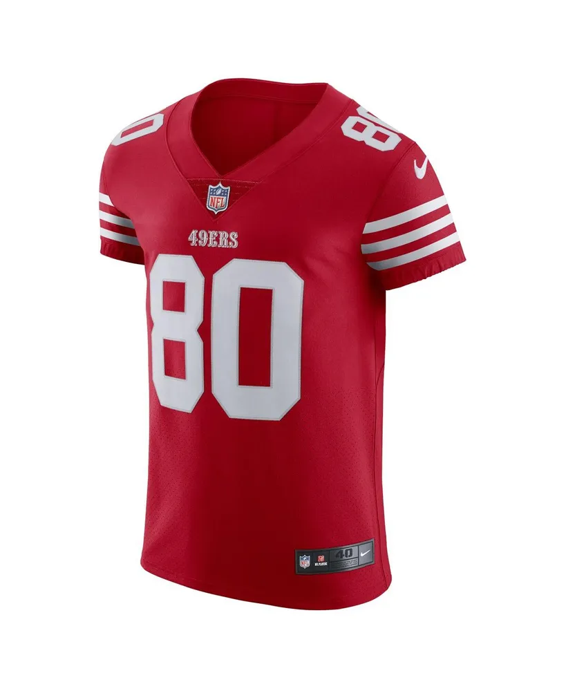 Men's Nike Jerry Rice Scarlet San Francisco 49ers Vapor Elite Retired Player Jersey