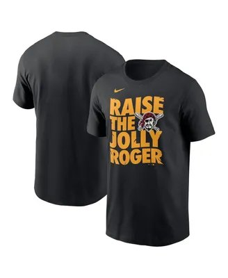 Men's Nike Black Pittsburgh Pirates Raise the Jolly Roger Local Team T-shirt