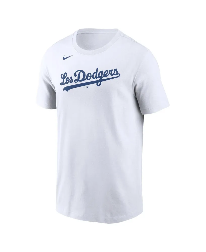 Men's Nike White Los Angeles Dodgers Team City Connect Wordmark T-shirt