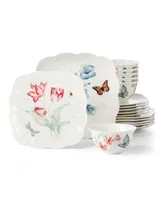 Lenox Butterfly Meadow Square 18 Pc. Dinnerware Set, Service for 6, Created for Macy's