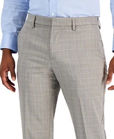 Perry Ellis Portfolio Men's Essentials Slim-Fit Stretch Glen Plaid Dress Pants