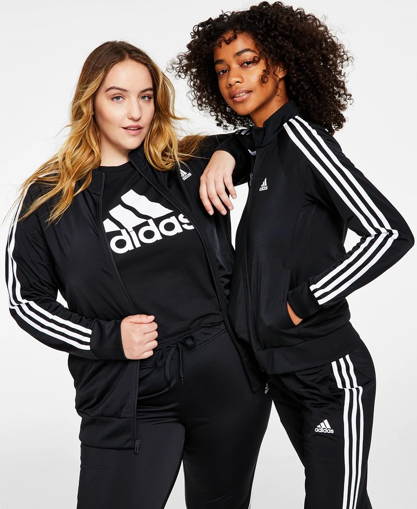 adidas Women's 3-Stripe Tricot Track Jacket, Xs-4X