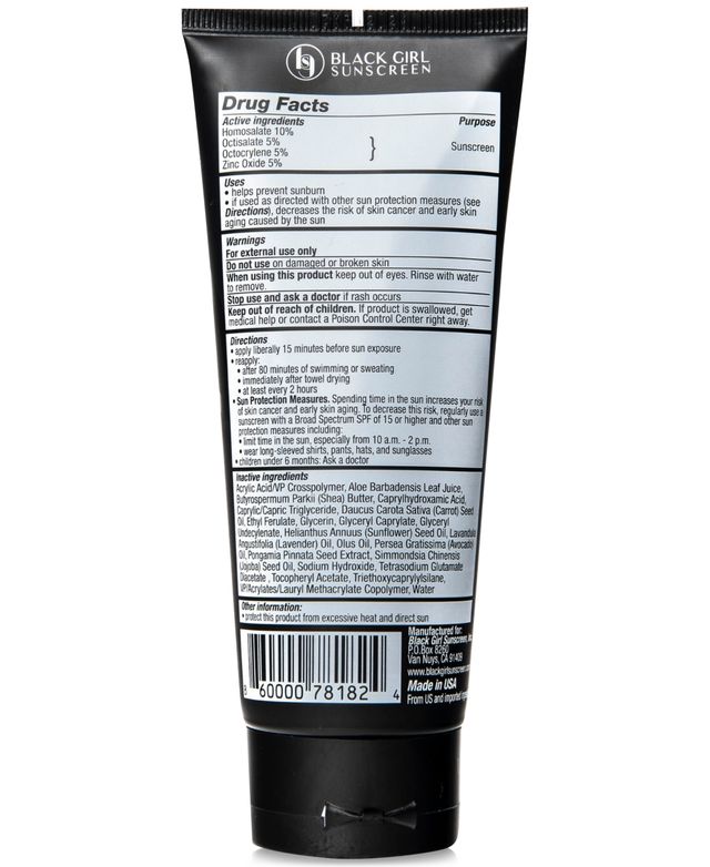 Black Girl Sunscreen Make It Hybrid Sunscreen Spf 50, 3 oz.