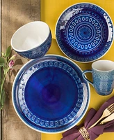 Euro Ceramica Fez Dinnerware Set, 16 Piece