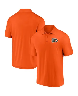 Men's Fanatics Orange Philadelphia Flyers Winning Streak Polo Shirt