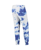 Women's Dkny Sport White, Royal New York Mets Melody Tie-Dye Jogger Pants
