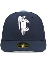 Men's New Era Navy Kansas City Royals Connect Low Profile 59FIFTY Fitted Hat