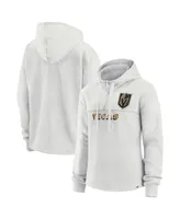 Women's Fanatics Ash Vegas Golden Knights True Classics Legacy Quarter-Zip Hoodie