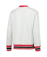 Big Boys Heathered Gray Washington Capitals Legends Pullover Sweatshirt
