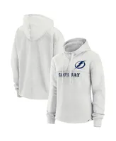 Women's Fanatics Ash Tampa Bay Lightning True Classics Legacy Quarter-Zip Hoodie