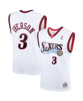 Men's Mitchell & Ness Allen Iverson White Philadelphia 76ers 2000 Hardwood Classics Swingman Player Jersey