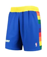 Men's Mitchell & Ness Royal Denver Nuggets 1991/92 Hardwood Classics Authentic Shorts