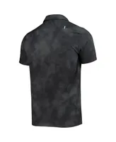 Men's The Wild Collective Black Charlotte Fc Abstract Cloud Button-Up Shirt